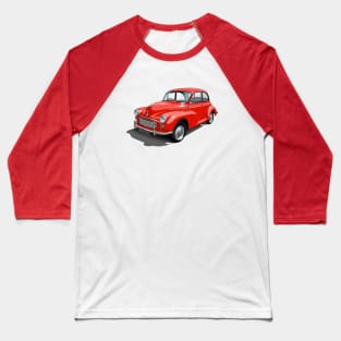 Morris Minor in signal red Baseball T-Shirt